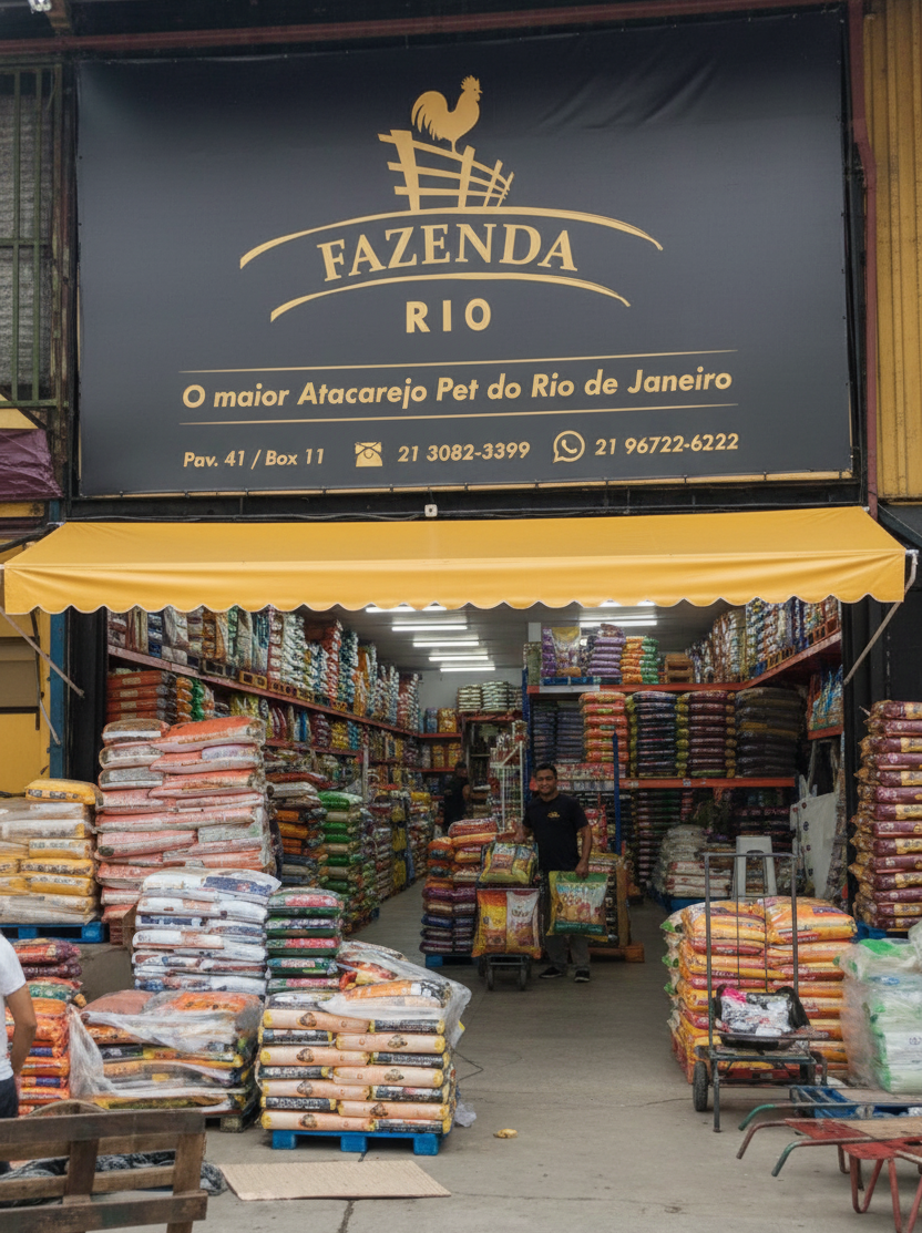 Fachada da Fazenda Rio